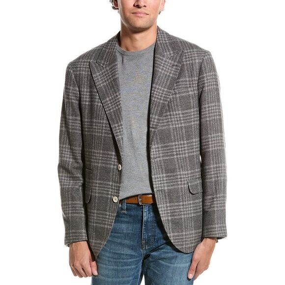 Brunello Cucinelli Other - Brunello Cucinelli Wool, Silk & Cashmere-Blend Blazer